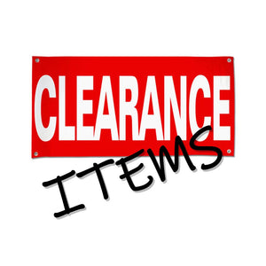 Clearance banner