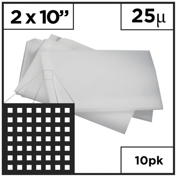 2" x 10" Rosin Press - Mesh Bags (Choose Micron)