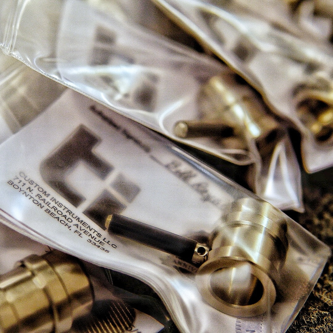 titanium parts packed with material certificate