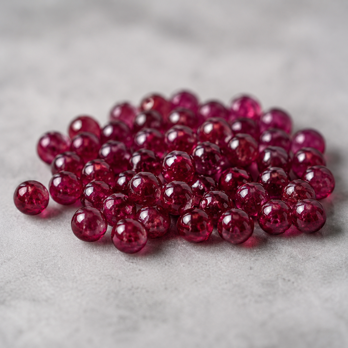 a pile of rubies 