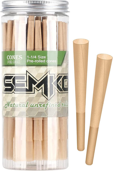 1-1/4  Slow Burning Pre Rolled Paper Cones