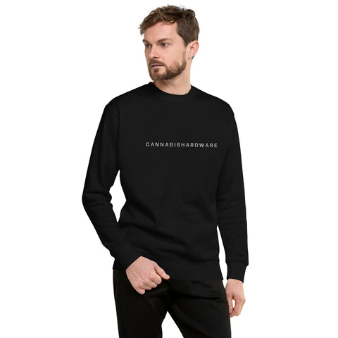 Cannabis Hardware Embroidered Unisex Premium Sweatshirt