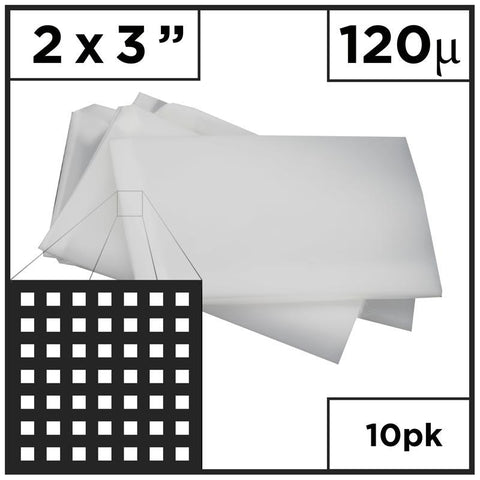 2" x 3" Rosin Mesh Bags (Choose Micron)