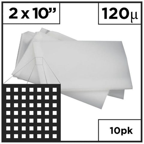 2" x 10" Rosin Press - Mesh Bags (Choose Micron)