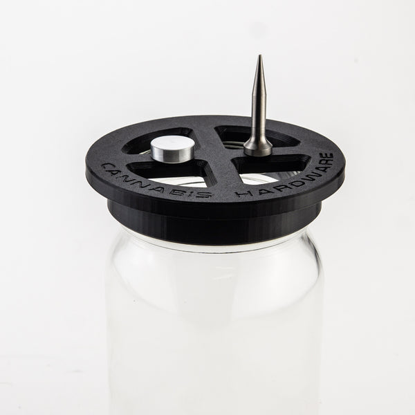 AVB Large 32oz Mason Jar and Lid with Knocker Pad & Debowler Spike (7032)